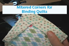 Mitered Corners For Binding Quilts Knitting Tutorial