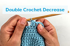 Double Crochet Decrease Crochet Tutorial