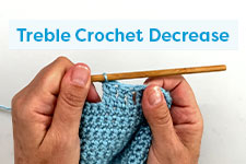 Treble Crochet Decrease Crochet Tutorial
