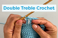 Double Treble Crochet Crochet Tutorial