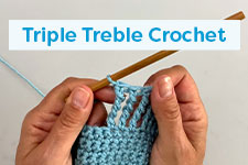 Triple Treble Crochet Crochet Tutorial