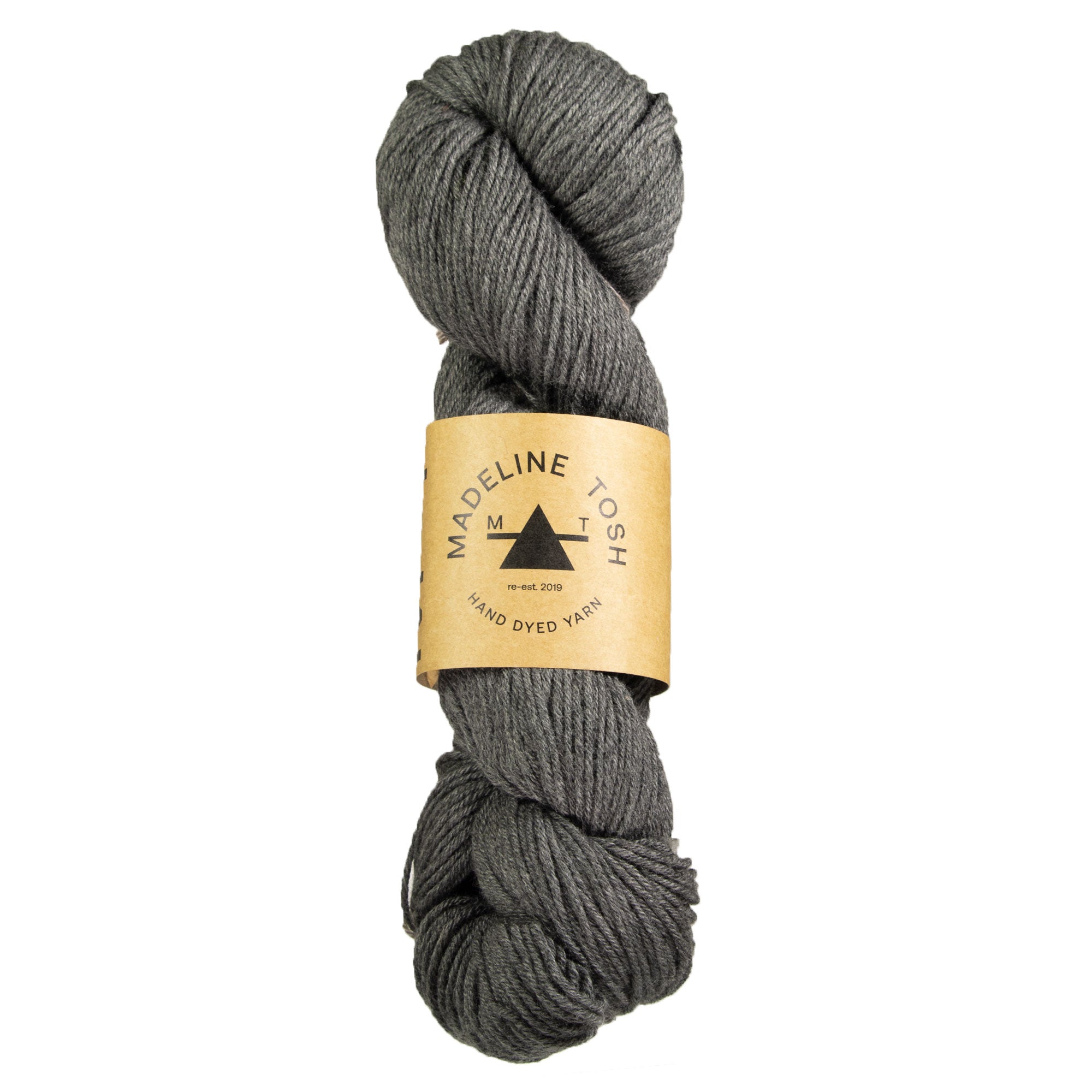 Madelinetosh Wool + Cotton Yarn - Onyx - Zoom Image