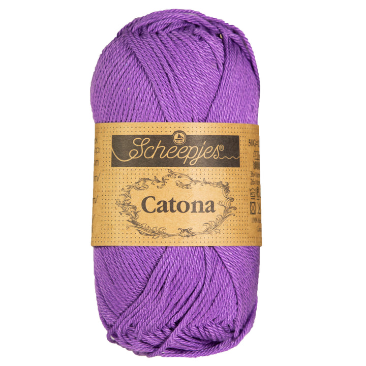 Scheepjes Catona Yarn - 113 Delphinium - Zoom Image