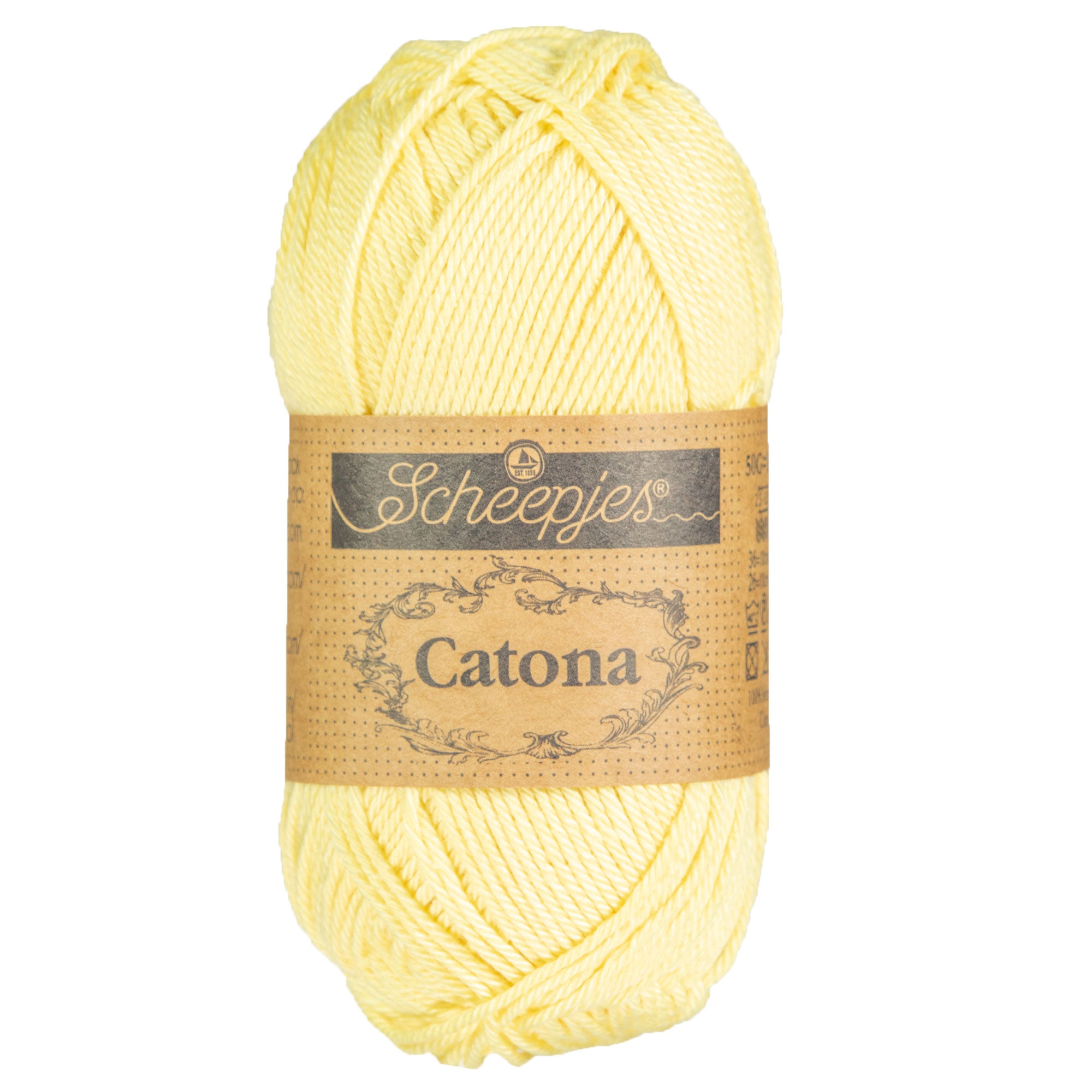 Scheepjes Catona Yarn - 403 Lemonade - Zoom Image