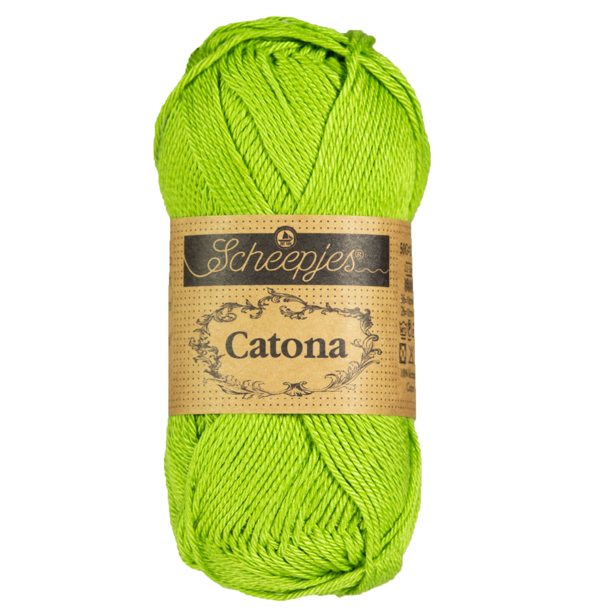 Scheepjes Catona Yarn - 205 Kiwi - Zoom Image