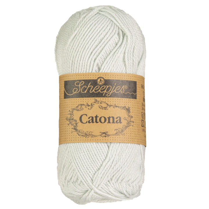 Scheepjes Catona Yarn - 172 Light Silver - Zoom Image