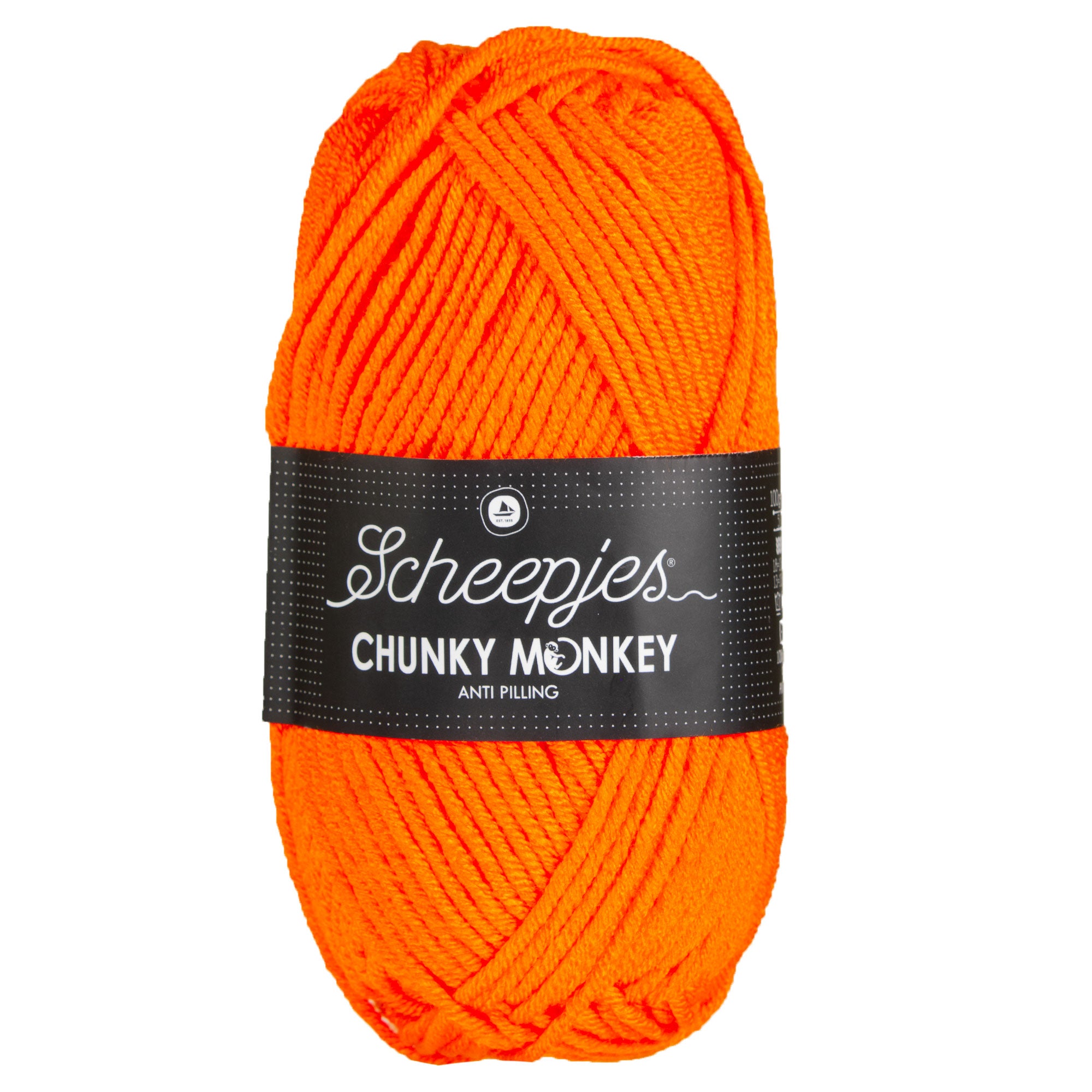 Scheepjes Chunky Monkey Yarn - 2002 Orange - Zoom Image