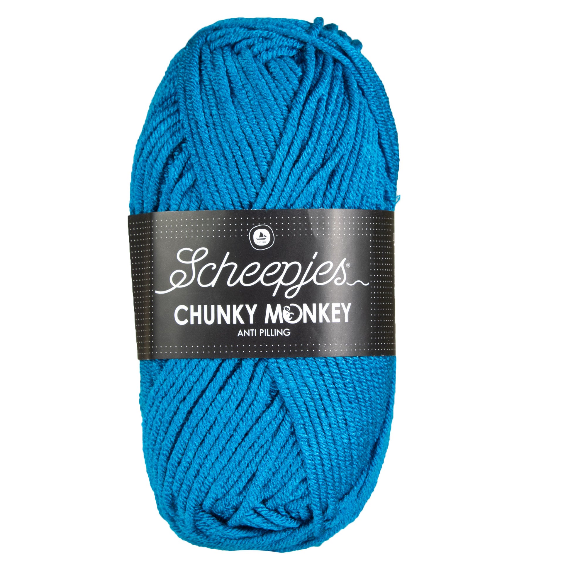 Scheepjes Chunky Monkey Yarn - 1829 Teal - Zoom Image