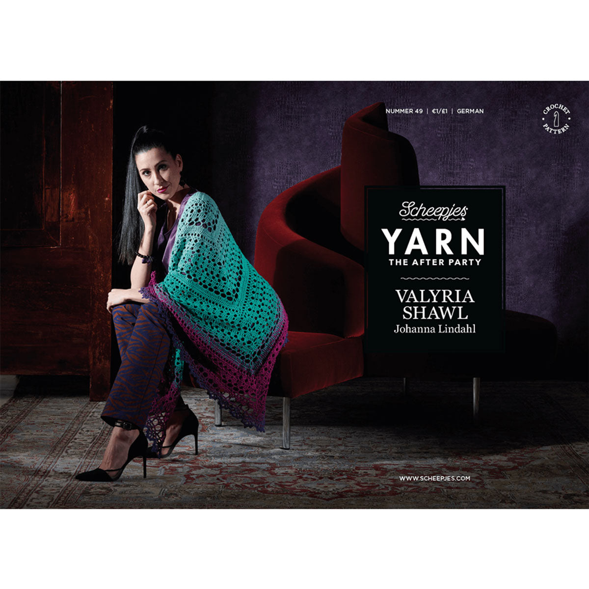 Scheepjes YARN The After Party Patterns - 49 Valyria Shawl - Extra Image