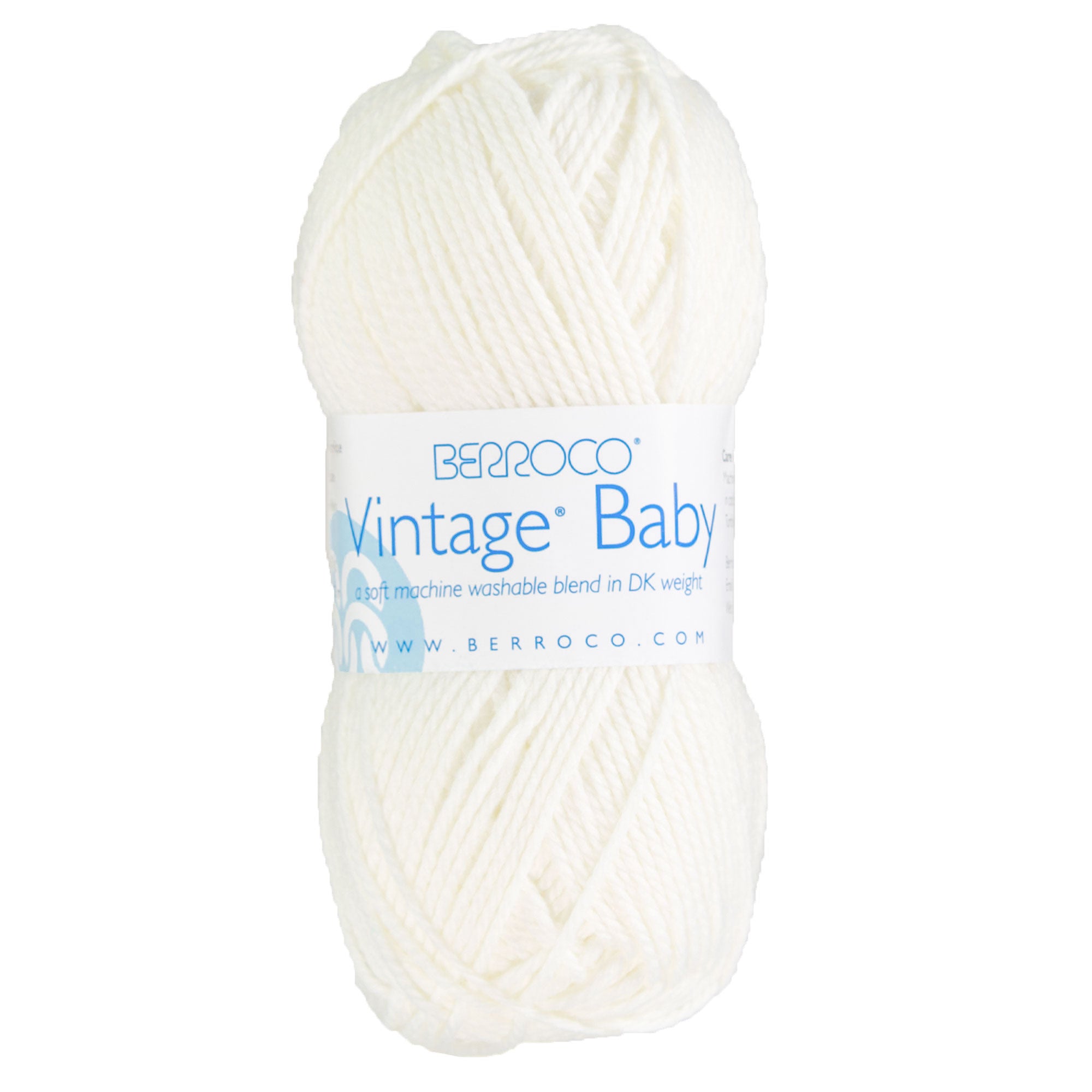 Berroco Vintage Baby Yarn - 10001 Snow White - Zoom Image