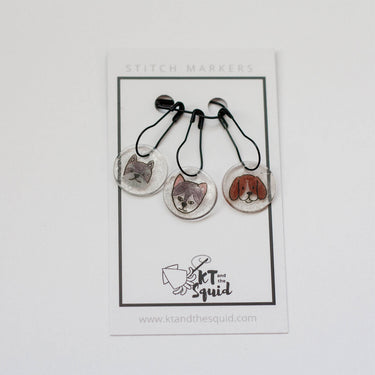 KT and the Squid Stitch Markers - Dogs (3 pack) - Zoom Image