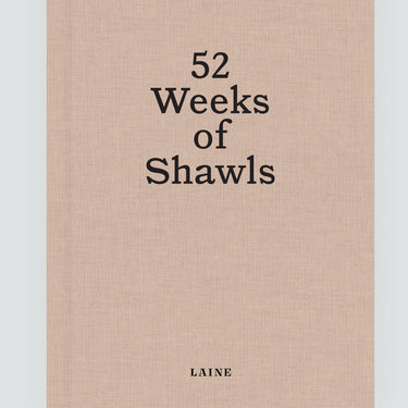 Laine Magazine 52 Weeks Books - 52 Weeks of Shawls - Zoom Image