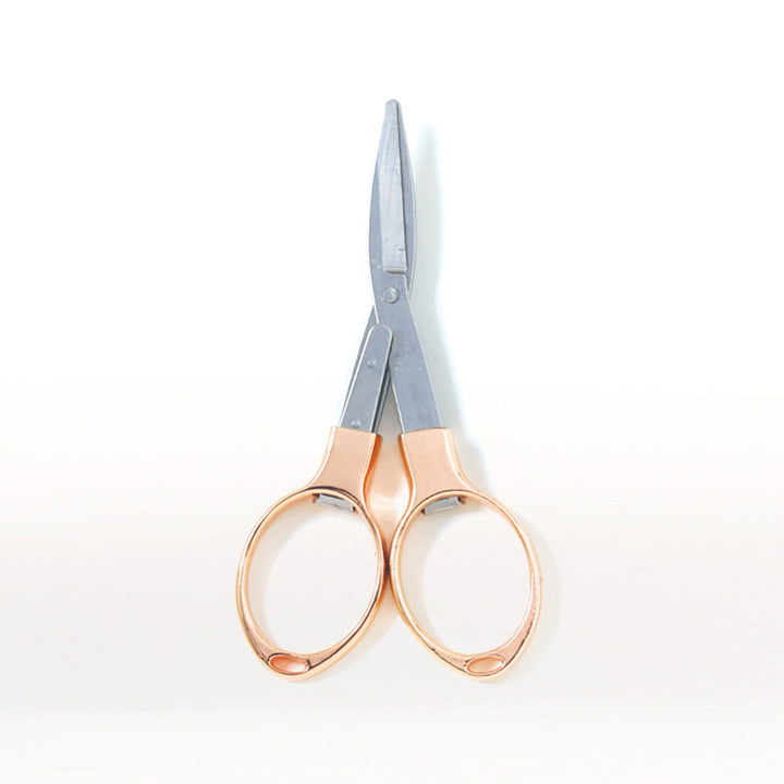 KnitPro Scissors - Folding Scissors- Rose Gold - Zoom Image