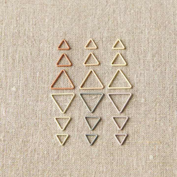 Cocoknits Maker's Keep Accessories - Triangle Stitch Markers- Earth Tones - Zoom Image