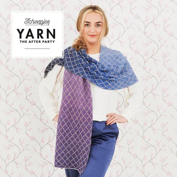Scheepjes YARN The After Party Patterns - 71 Lavender Trellis Wrap - Extra Image