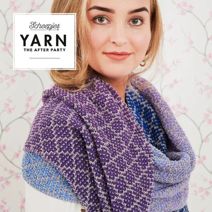 Scheepjes YARN The After Party Patterns - 71 Lavender Trellis Wrap - Extra Image