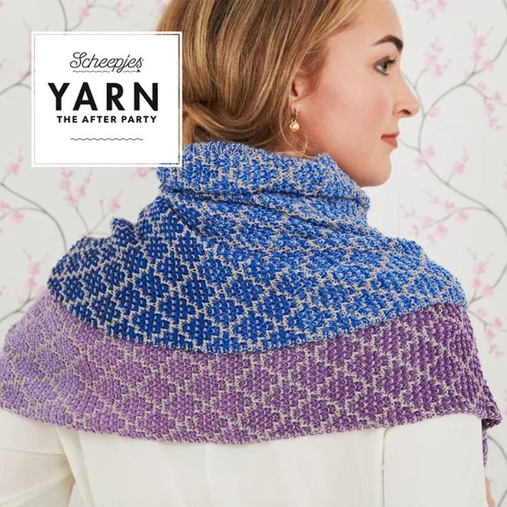 Scheepjes YARN The After Party Patterns - 71 Lavender Trellis Wrap - Extra Image