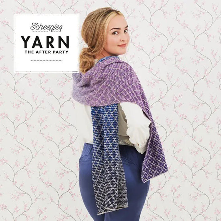 Scheepjes YARN The After Party Patterns - 71 Lavender Trellis Wrap - Extra Image