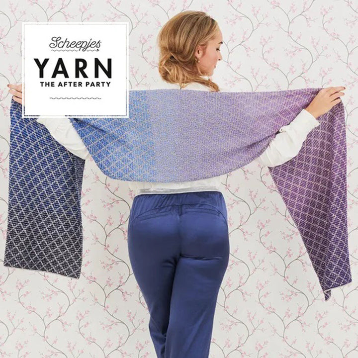 Scheepjes YARN The After Party Patterns - 71 Lavender Trellis Wrap - Extra Image