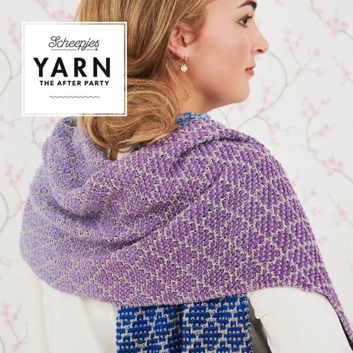 Scheepjes YARN The After Party Patterns - 71 Lavender Trellis Wrap - Extra Image