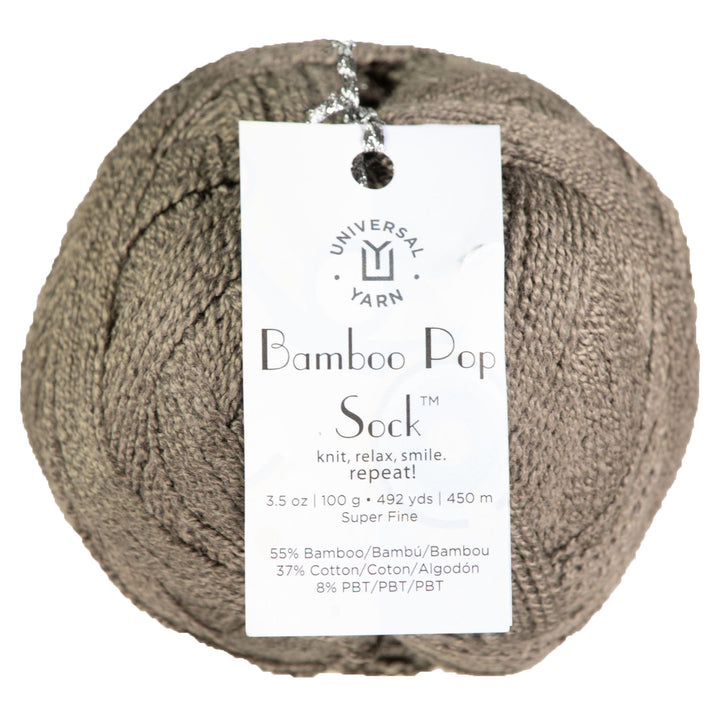 Universal Yarn Bamboo Pop Socks Yarn - 619 Treebark - Zoom Image