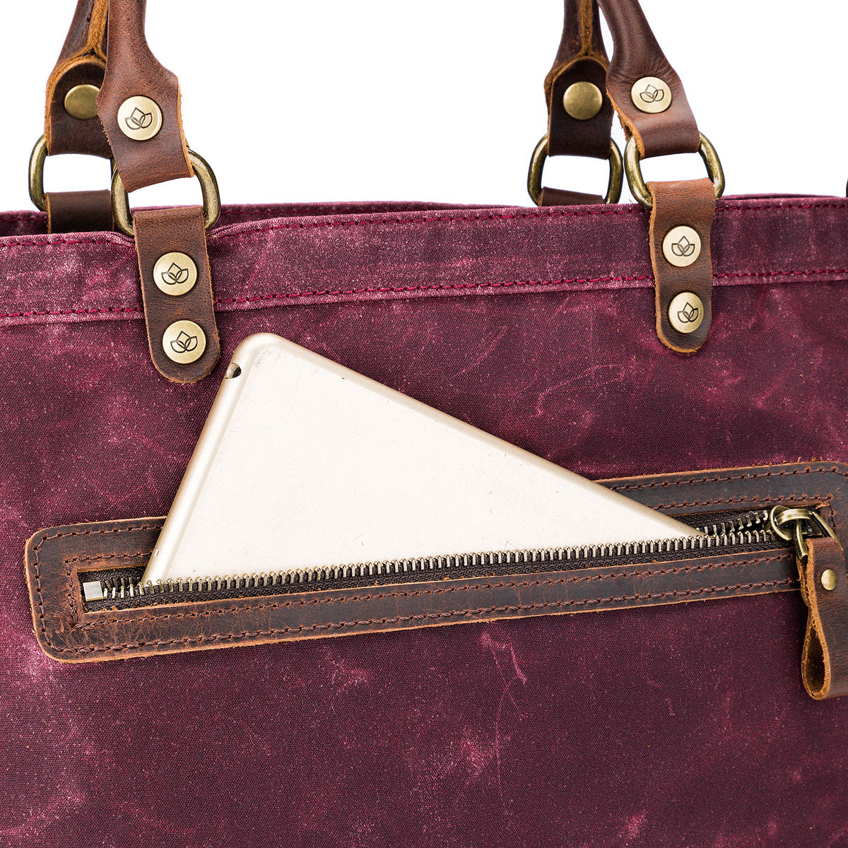 della Q Maker's Canvas Tote - Olive - Extra Image