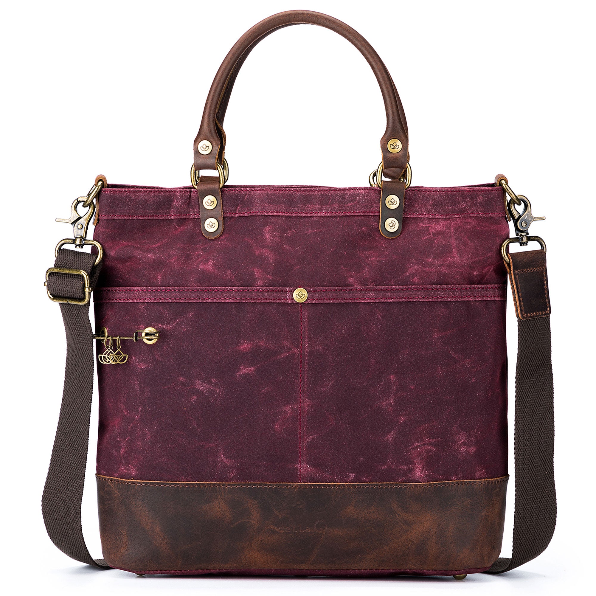 della Q Maker's Canvas Tote - Red - Zoom Image