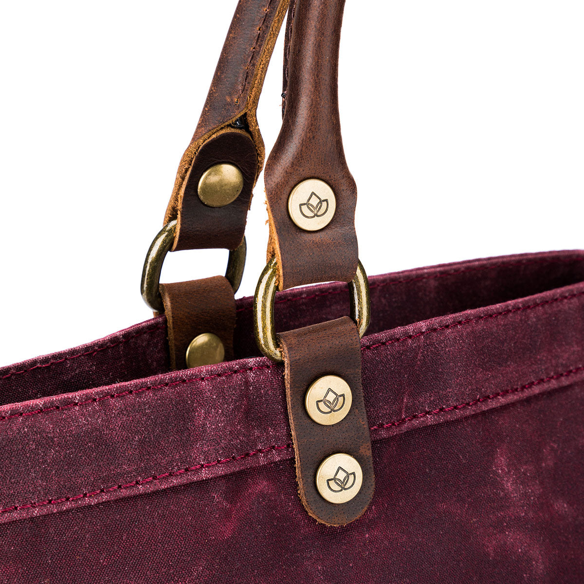 della Q Maker's Canvas Tote - Red - Extra Image
