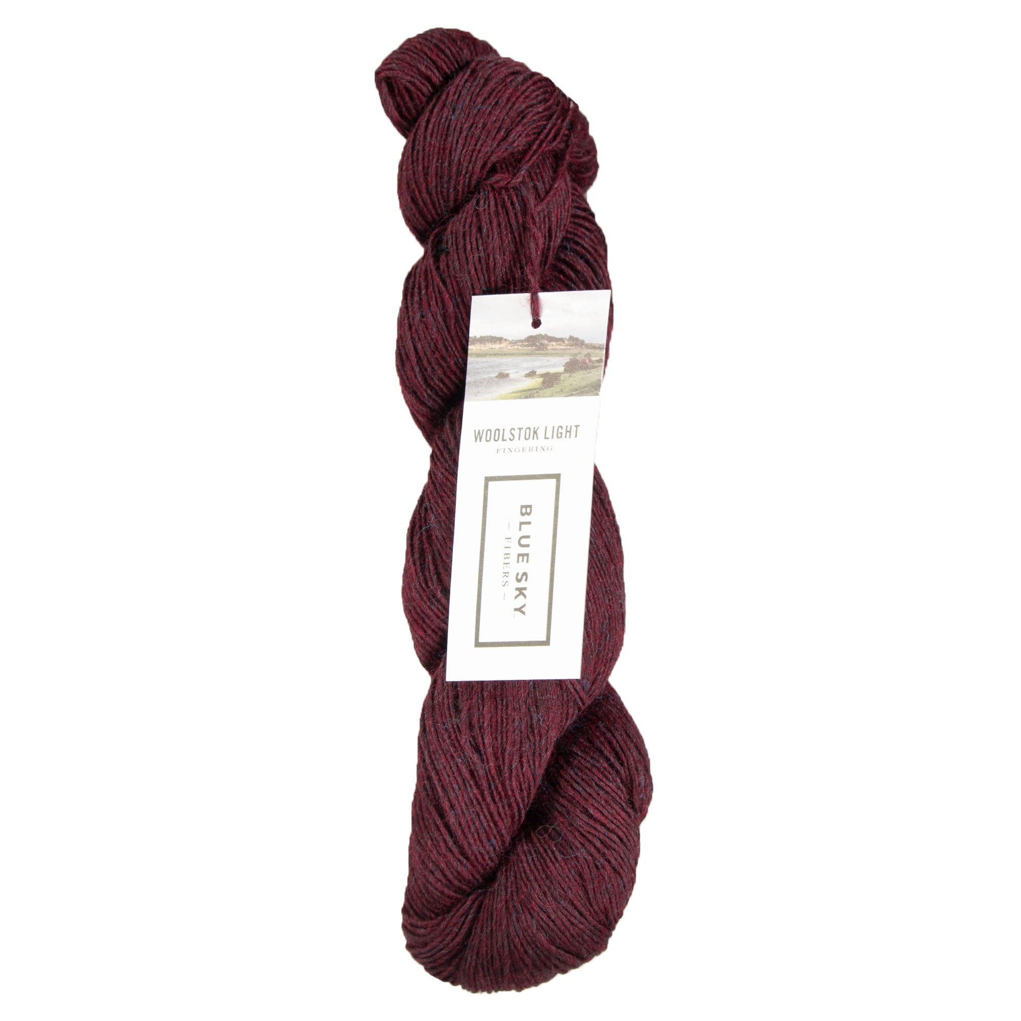 Blue Sky Fibers Woolstok Light Yarn - 2314 Deep Velvet - Zoom Image