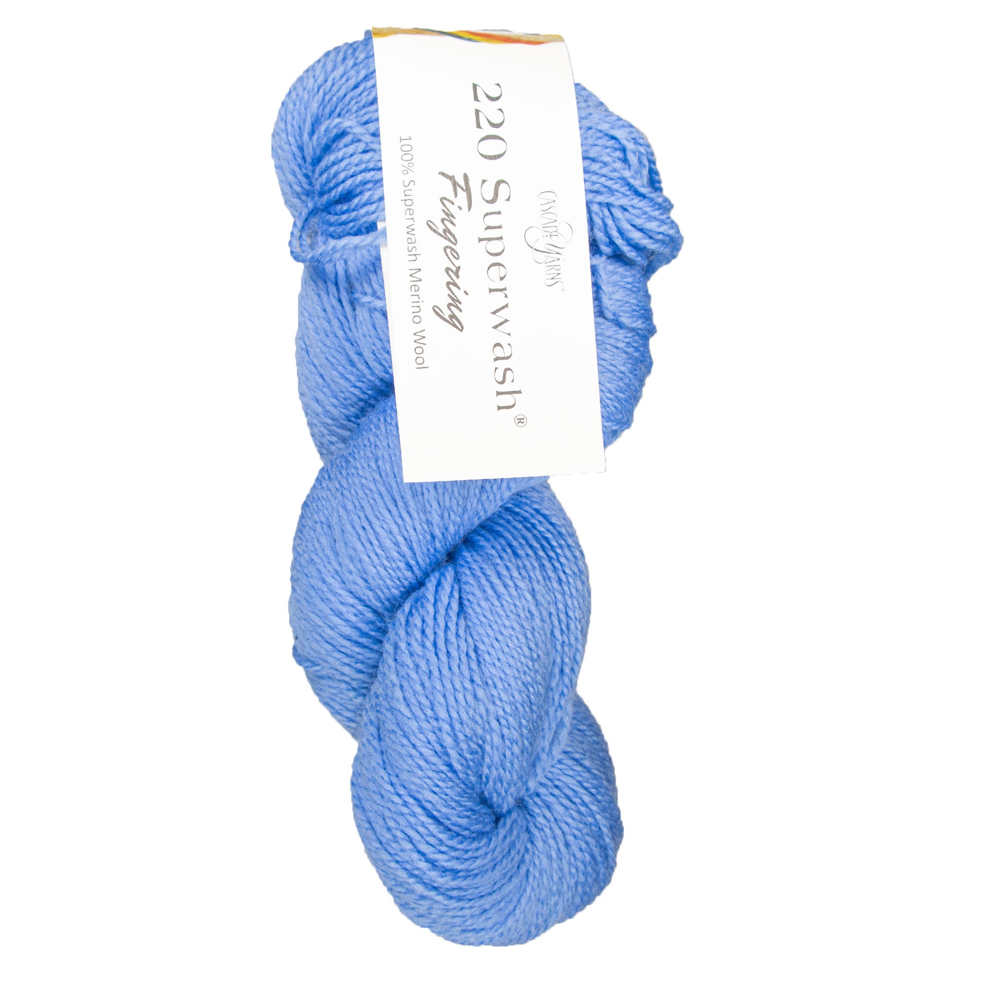 Cascade Yarns 220 Superwash Fingering Yarn - 32 Medium Blue - Zoom Image