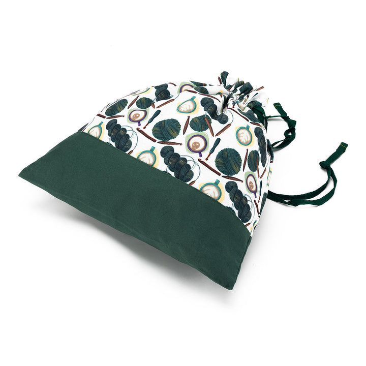 della Q Large Eden Project Bag - 119-2 - Fabric Print Collection - Yarn Bombing - Extra Image