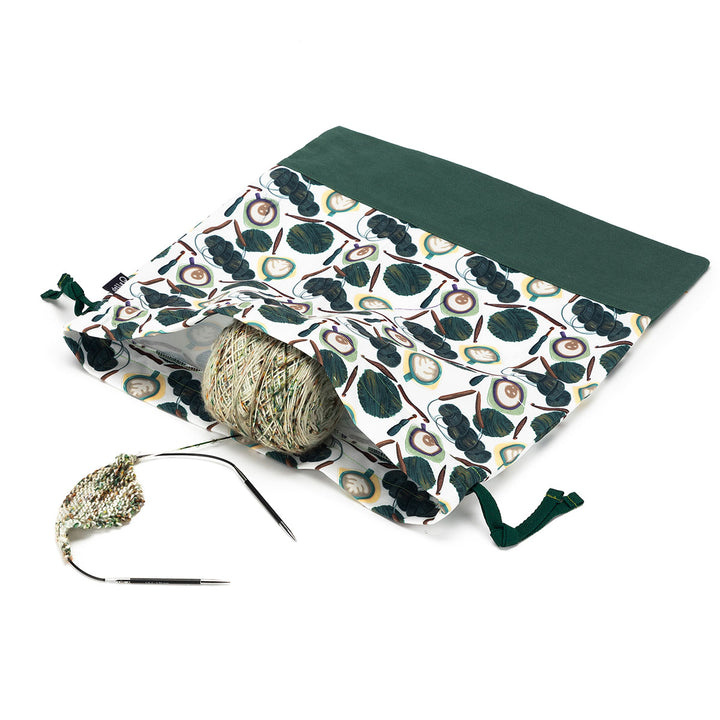 della Q Large Eden Project Bag - 119-2 - Fabric Print Collection - Yarn Bombing - Extra Image