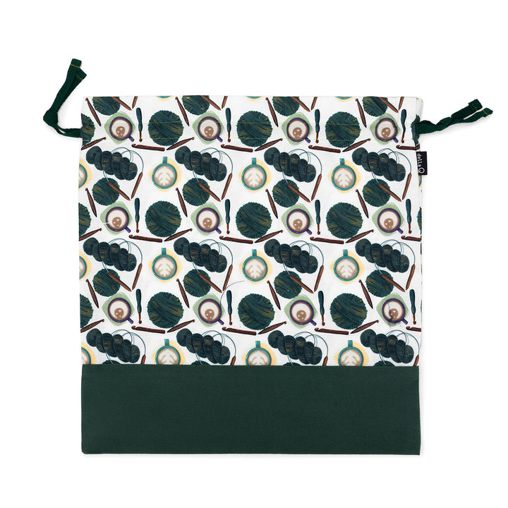 della Q Large Eden Project Bag - 119-2 - Fabric Print Collection - Yarn Bombing - Extra Image