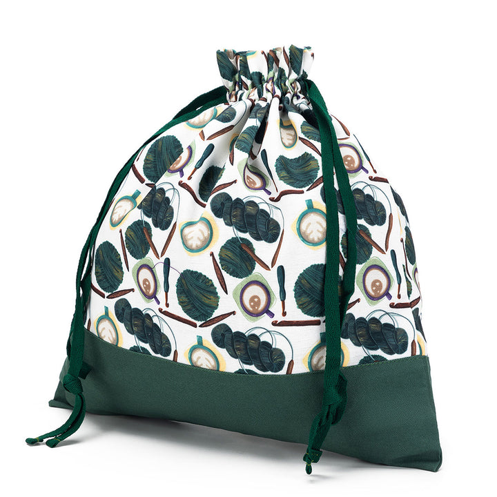 della Q Large Eden Project Bag - 119-2 - Fabric Print Collection - Yarn Bombing - Extra Image