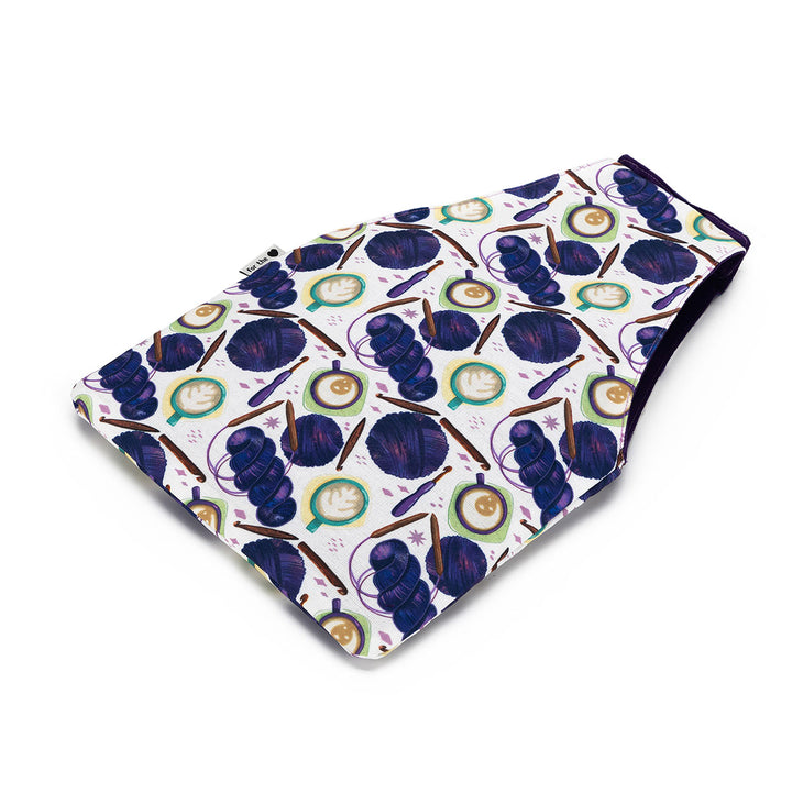della Q Nora Wrist Bag - 1300-1 - Fabric Print Collection - Yarn Bombing - Extra Image