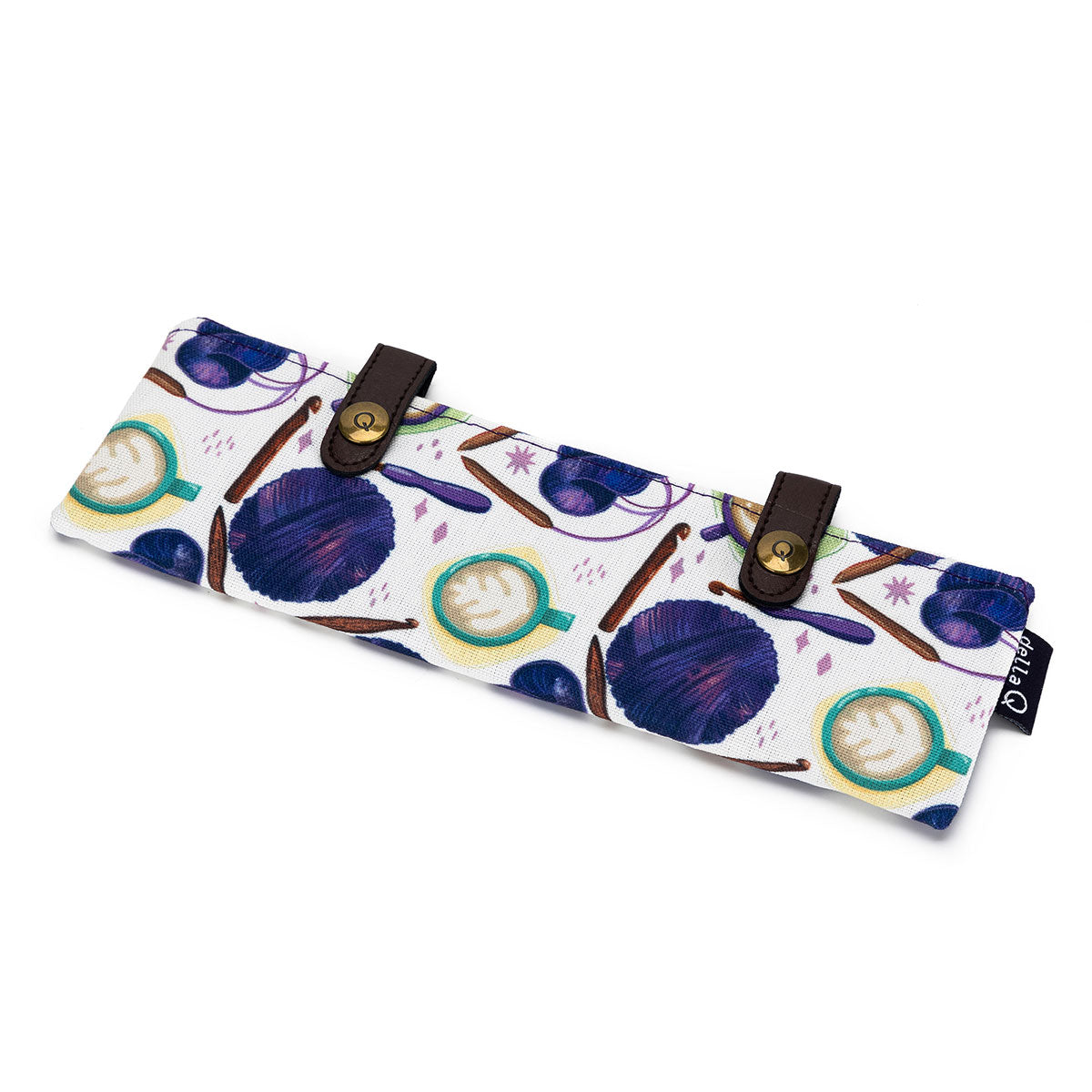 della Q Sock Needle Keeper - 1201-1 - Fabric Print Collection - Yarn Bombing - Extra Image