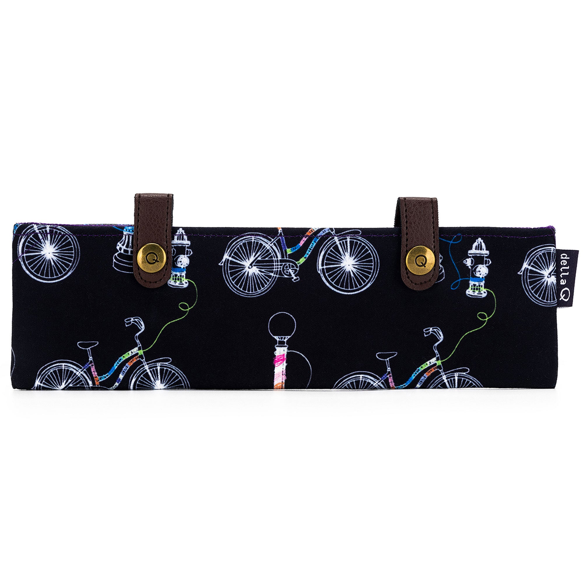 della Q Sock Needle Keeper - 1201-1 - Fabric Print Collection - Yarn Bombing - Zoom Image