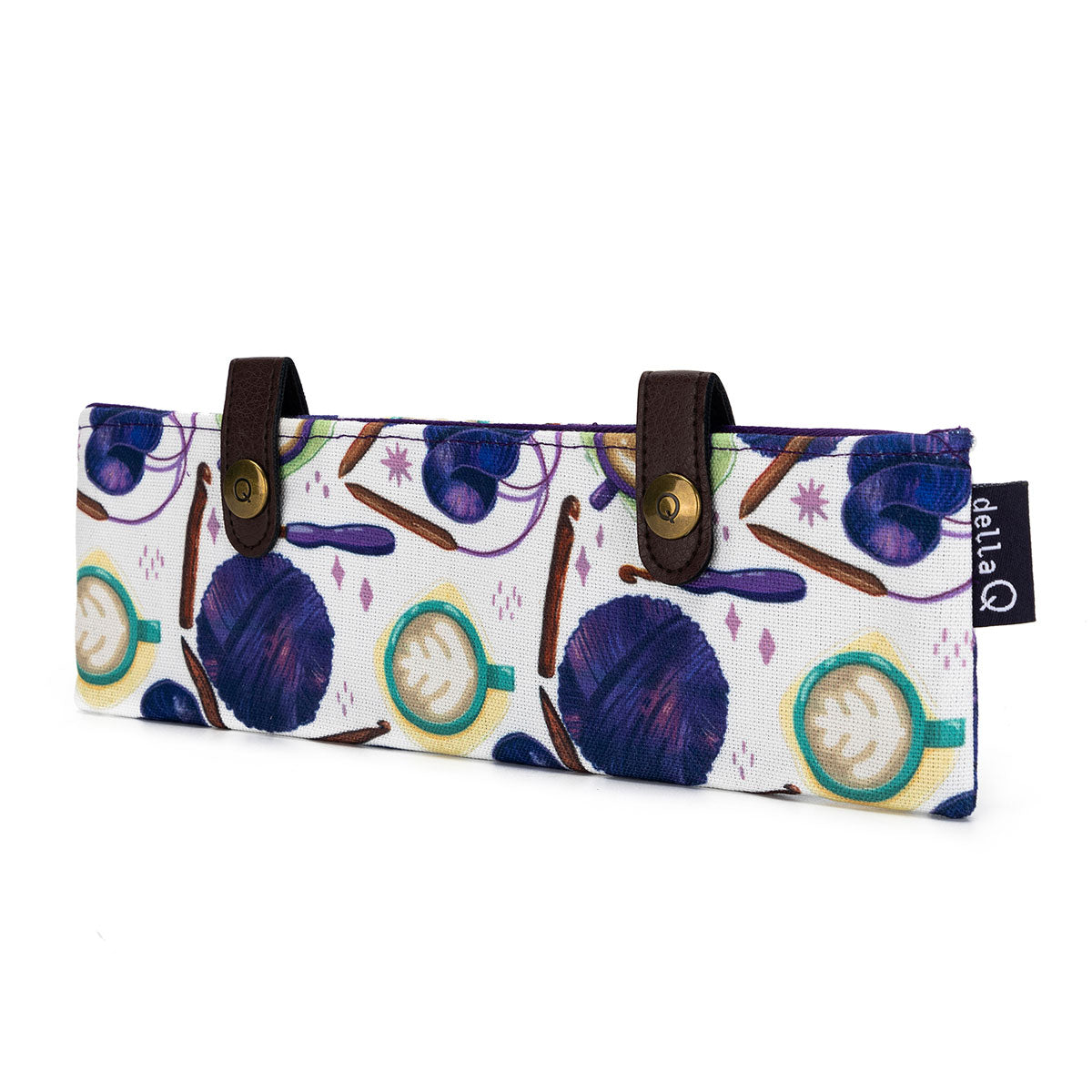 della Q Sock Needle Keeper - 1201-1 - Fabric Print Collection - Yarn Bombing - Extra Image