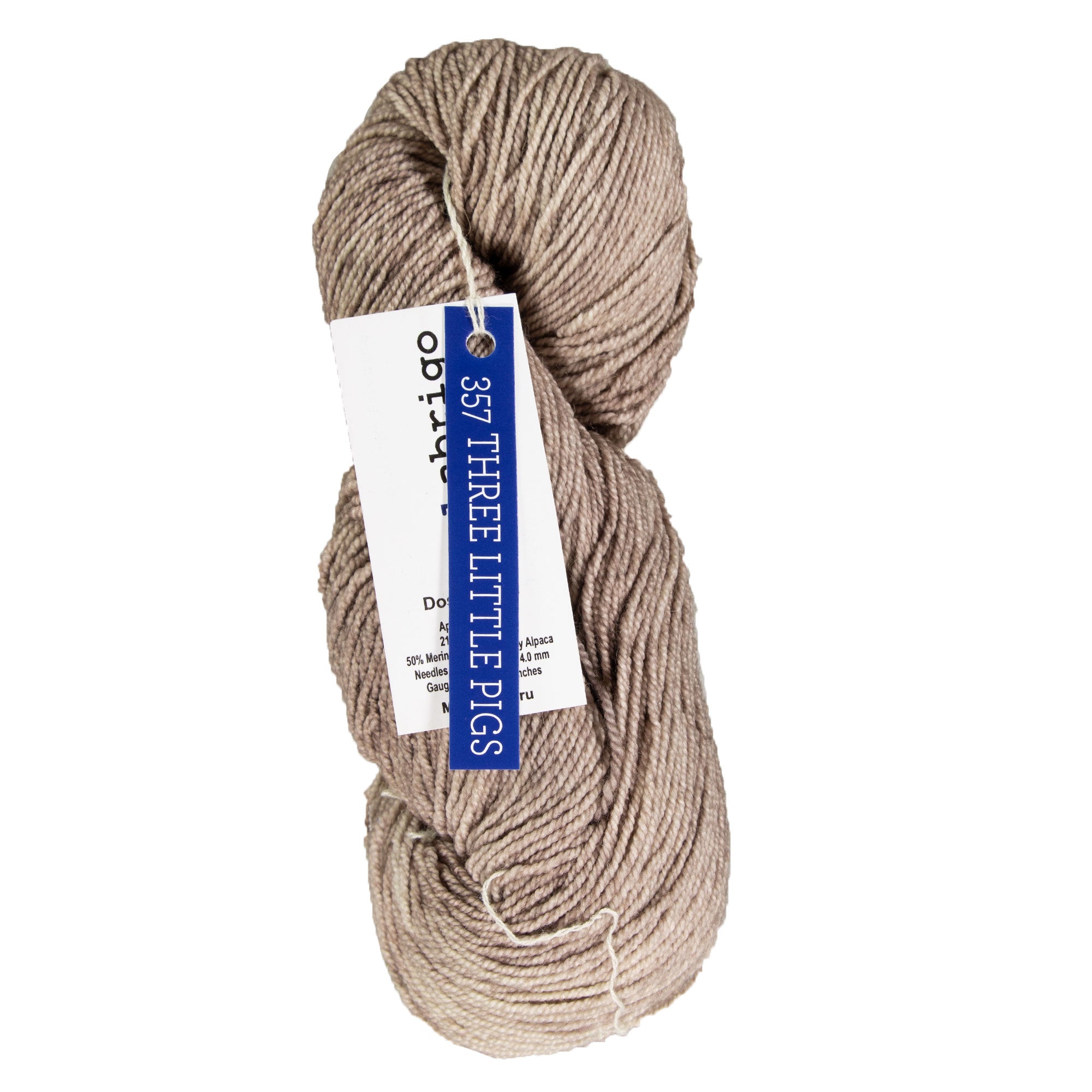 Malabrigo Dos Tierras Yarn - 357 Three Little Pigs - Zoom Image