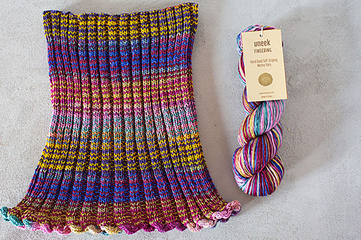 Urth Yarns Urth PDF Patterns - Emirgan Tulip Cowl - PDF Download - Extra Image