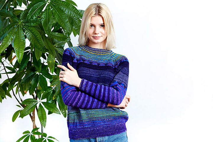 Urth Yarns Urth PDF Patterns - Gold Nugget Raglan Sweater - PDF Download - Extra Image