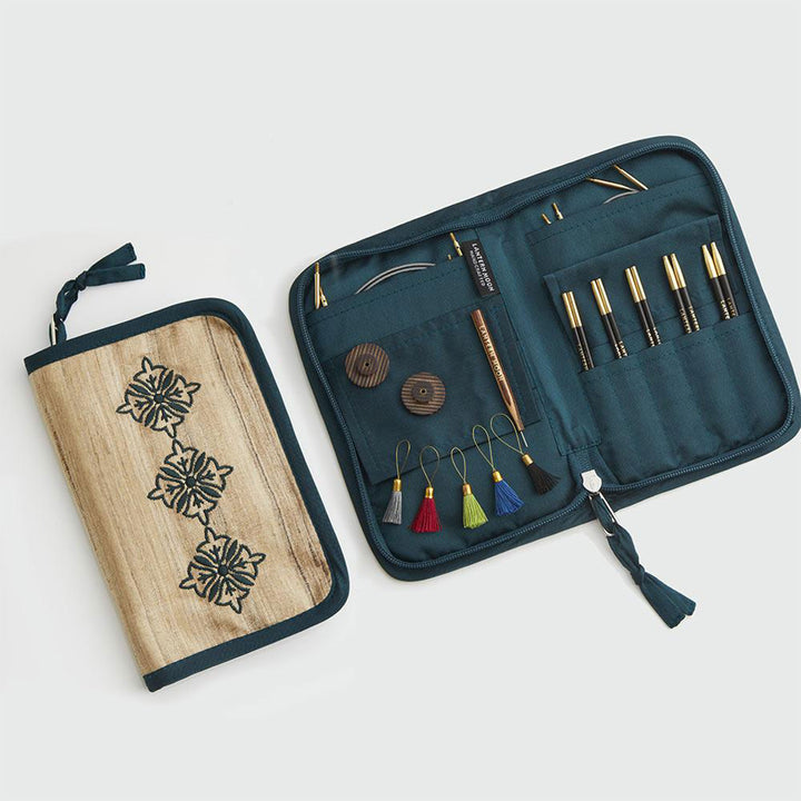 Lantern Moon Ebony Interchangeable Needle Sets - Legacy - 5 Inch Tips US 3-8 - Zoom Image