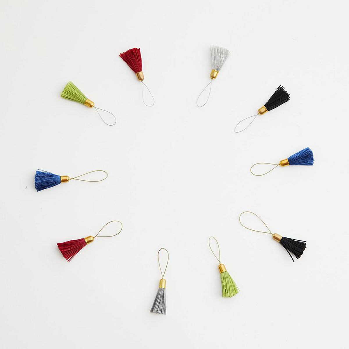 Lantern Moon Stitch Markers - Tassel - Extra Image