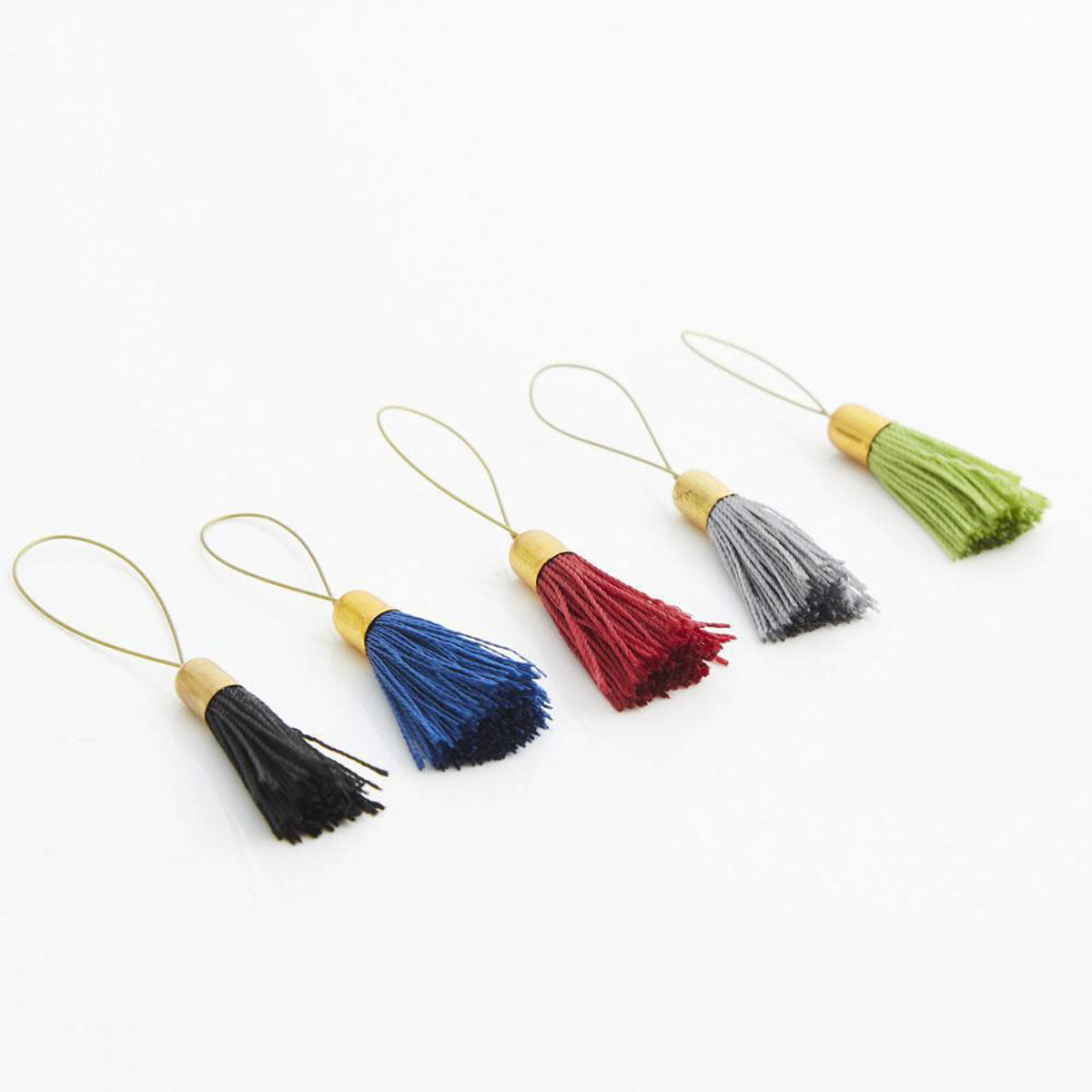 Lantern Moon Stitch Markers - Tassel - Extra Image