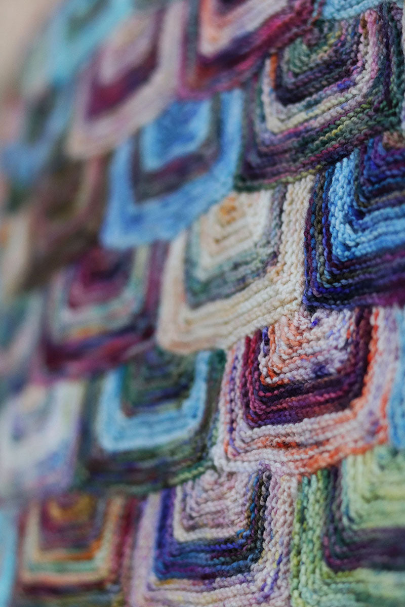 Koigu Pencil Box Collection 3.0 Patterns - Mitered Rectangle Scarf - PDF Download - Extra Image