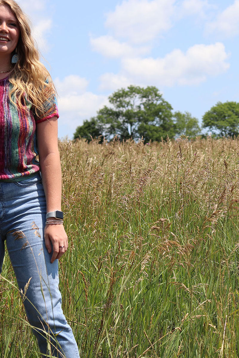 Koigu Pencil Box Collection 3.0 Patterns - Painter's T-Shirt - PDF Download - Extra Image