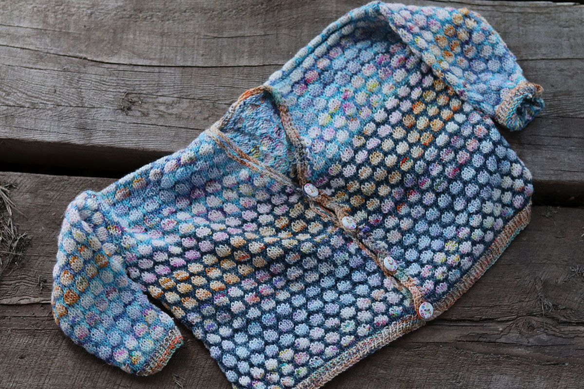 Koigu Pencil Box Collection 3.0 Patterns - Baby Bubble Cardigan - PDF Download - Extra Image