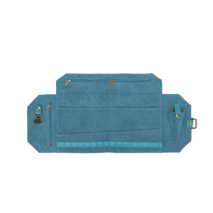 della Q Maker's Canvas Needle Case - Teal - Extra Image