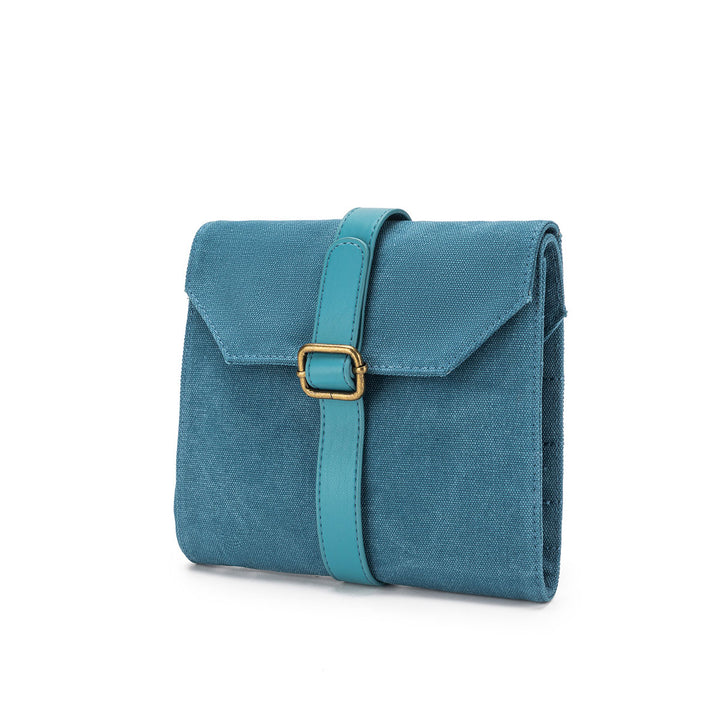 della Q Maker's Canvas Needle Case - Teal - Extra Image