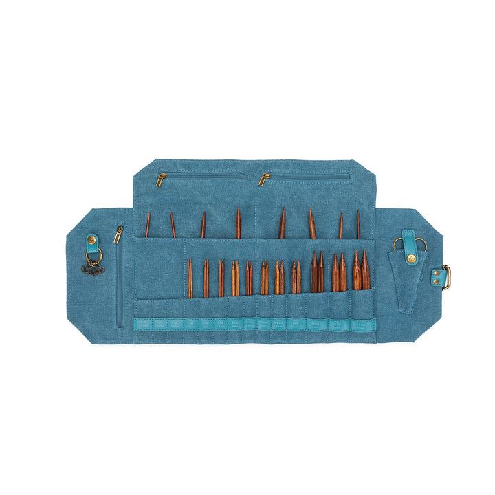della Q Maker's Canvas Needle Case - Teal - Extra Image